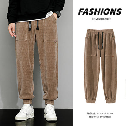 Men's Corduroy Casual Pants - Eve's High Fashion LLC