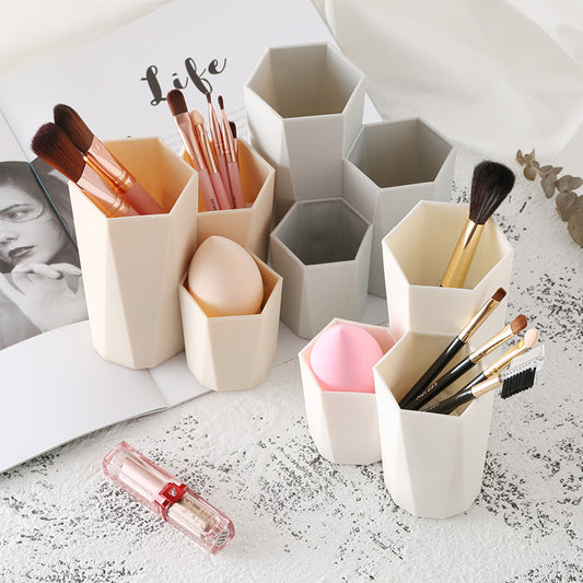 Small Hexagon Cosmetic Storage - Eve's High Fashion LLC