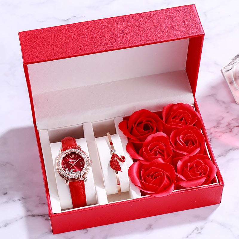 Red Watch Set - Eve's High Fashion LLC