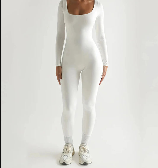 Elastic Low Cut Jumpsuit - Eve's High Fashion LLC