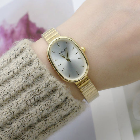 Small Oval Kit Bamboo Strap Watch - Eve's High Fashion LLC