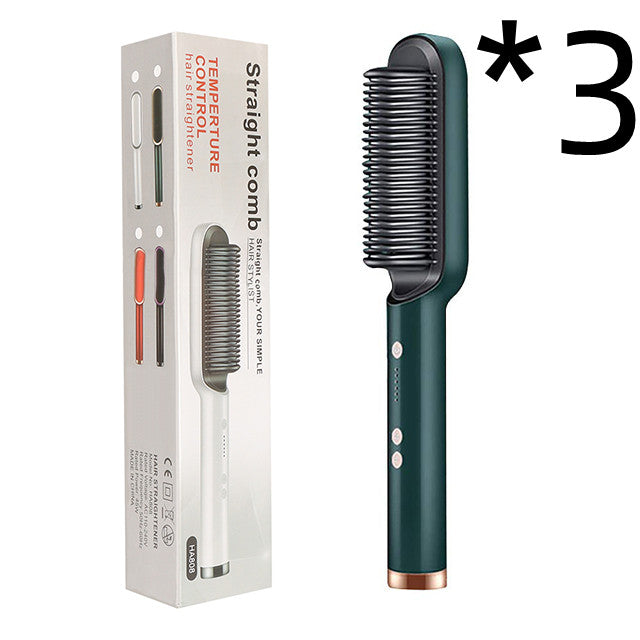 2 In 1 Electric Hair Brush/Straightener - Eve's High Fashion LLC