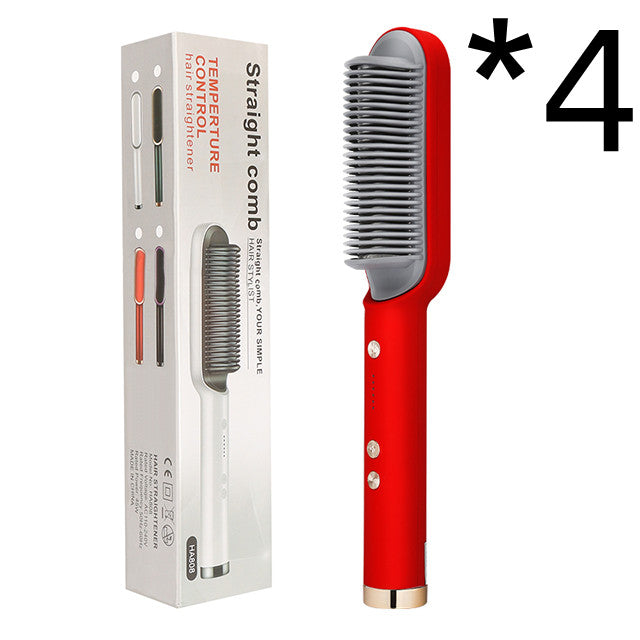 2 In 1 Electric Hair Brush/Straightener - Eve's High Fashion LLC