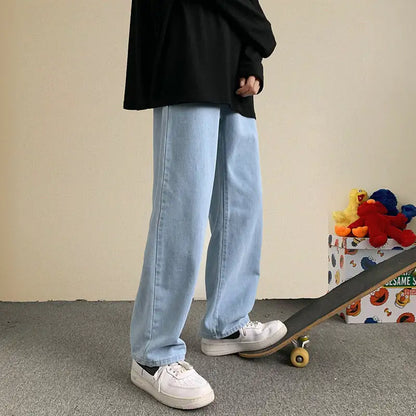 Straight Wide Leg Baggy Jeans - Eve's High Fashion LLC
