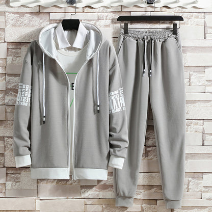 Men's Korean Style Loose Hoodie Set - Eve's High Fashion LLC