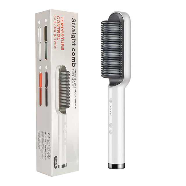 2 In 1 Electric Hair Brush/Straightener - Eve's High Fashion LLC