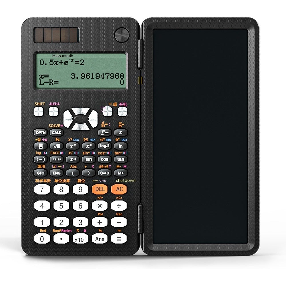 2 In 1 Foldable Scientific Calculators Handwriting Tablet Learning Function Calculator - Eve's High Fashion LLC