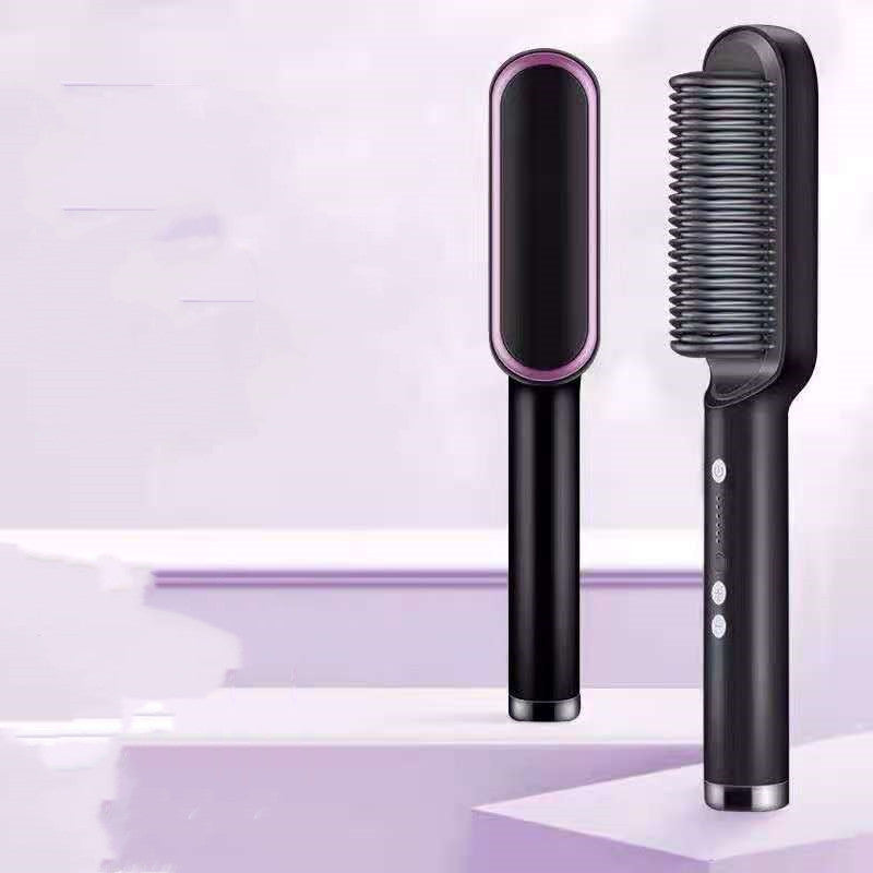 2 In 1 Electric Hair Brush/Straightener - Eve's High Fashion LLC