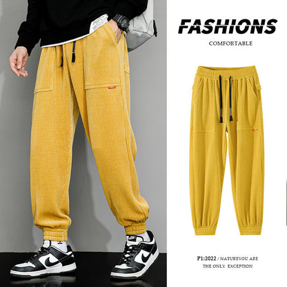 Men's Corduroy Casual Pants - Eve's High Fashion LLC