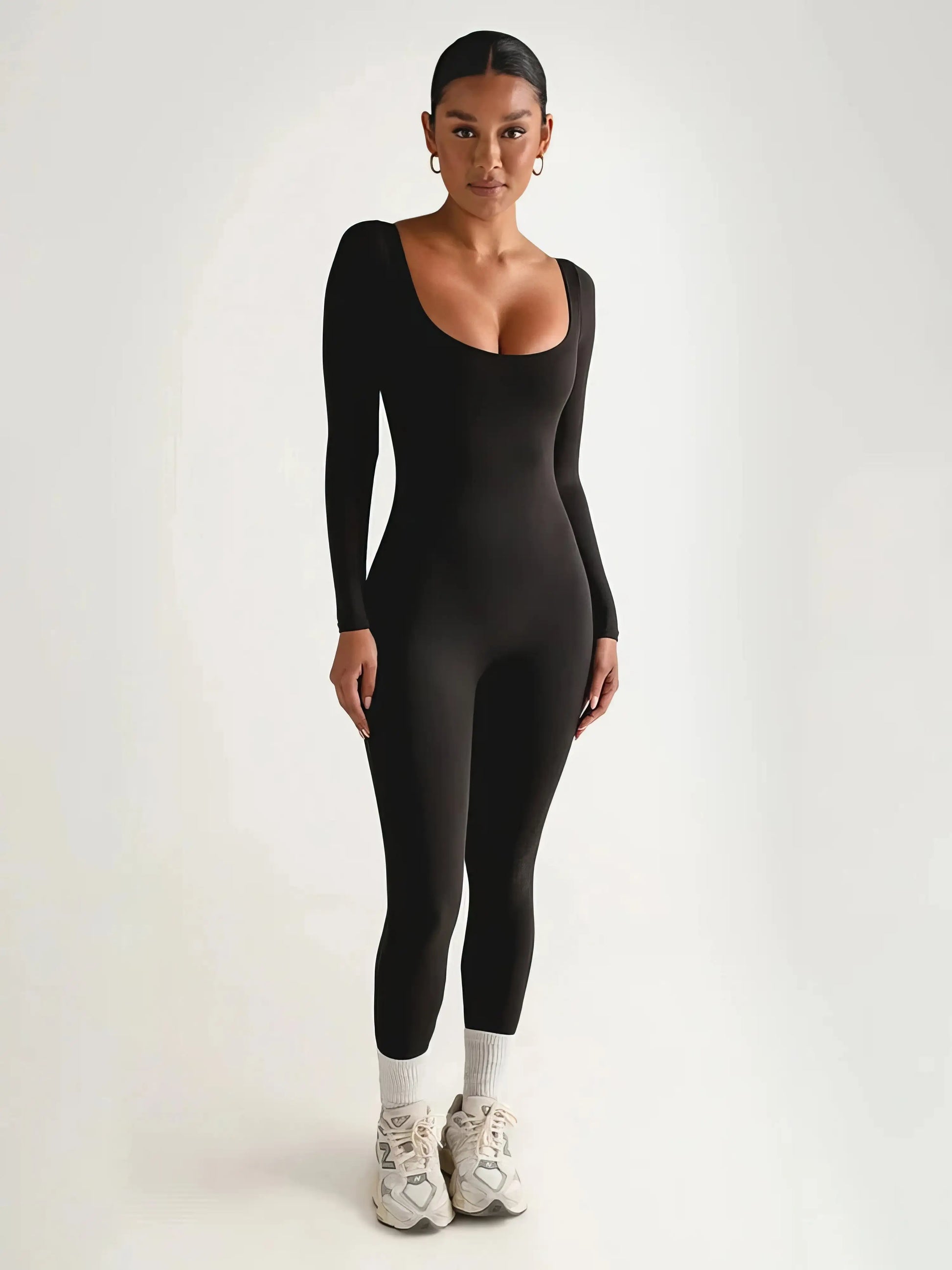 Elastic Low Cut Jumpsuit - Eve's High Fashion LLC