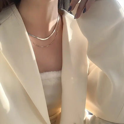 Double Layer Chain Necklace - Eve's High Fashion LLC