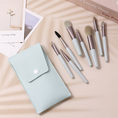 8Pcs Macarons Mini Makeup Brush Set - Eve's High Fashion LLC