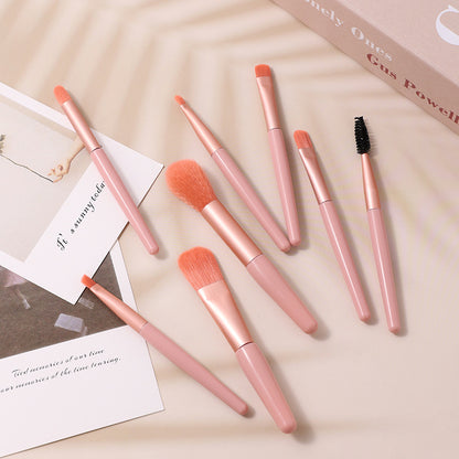 8Pcs Macarons Mini Makeup Brush Set - Eve's High Fashion LLC