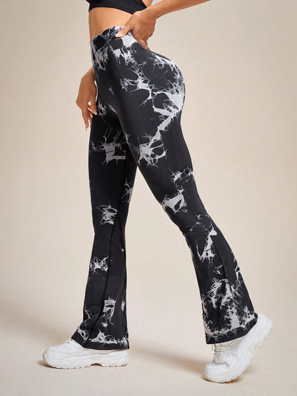 Tie-Dyed Bell-Bottom Pants - Eve's High Fashion LLC
