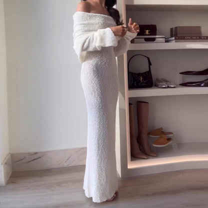 Women's Turtleneck Long Dress - Eve's High Fashion LLC