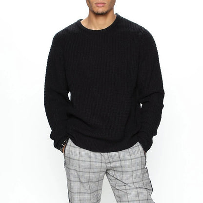 Long-Sleeved Crew Neck Casual Men's Shirt - Eve's High Fashion LLC