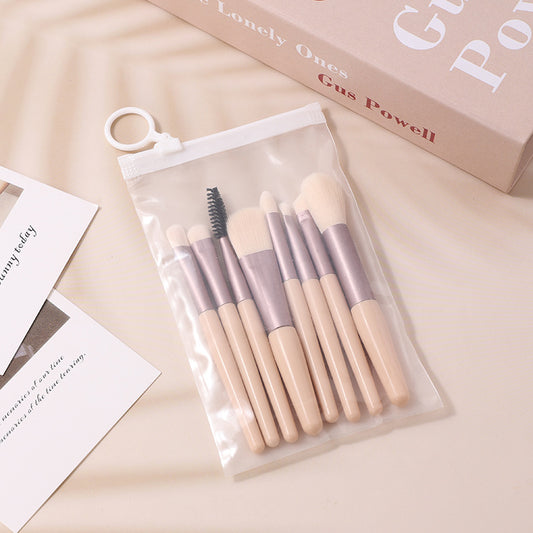 8Pcs Macarons Mini Makeup Brush Set - Eve's High Fashion LLC