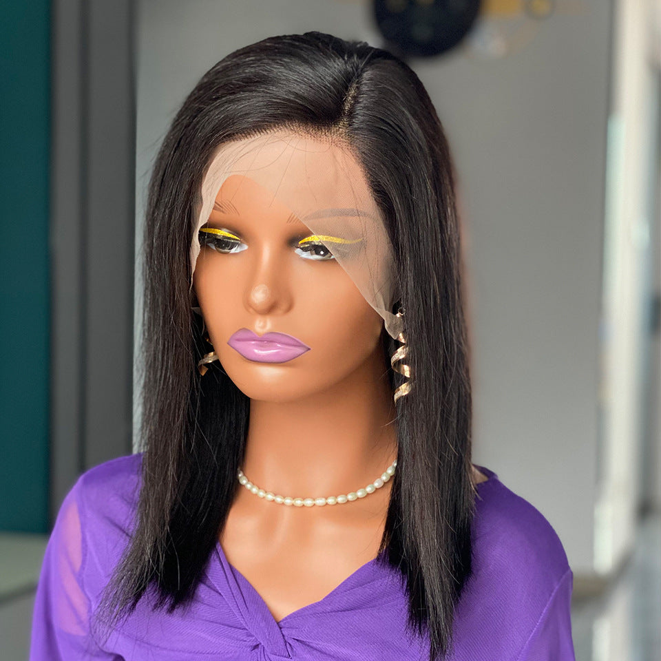 200 Density Bob Human Hair Wig - Eve's High Fashion LLC
