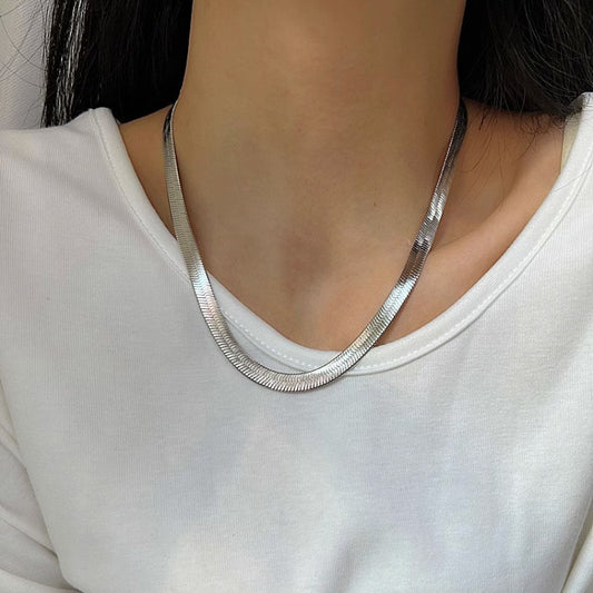 Simple Cold Style Snake Bone Necklace/Bracelet - Eve's High Fashion LLC