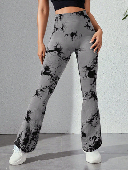 Tie-Dyed Bell-Bottom Pants - Eve's High Fashion LLC