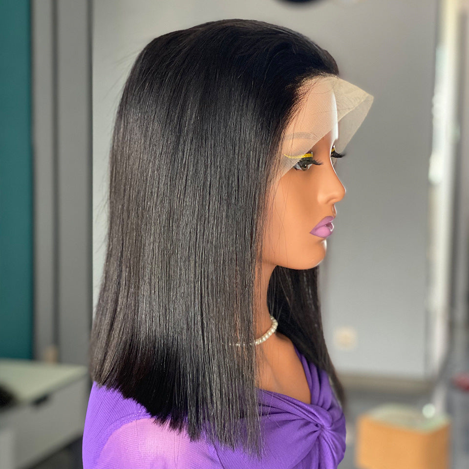200 Density Bob Human Hair Wig - Eve's High Fashion LLC