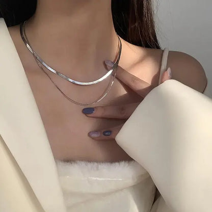 Double Layer Chain Necklace - Eve's High Fashion LLC