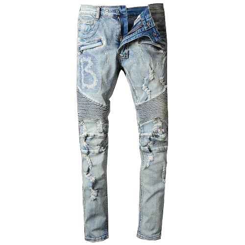 Biker Jeans - Eve's High Fashion LLC