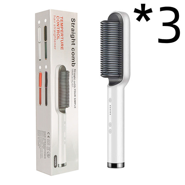 2 In 1 Electric Hair Brush/Straightener - Eve's High Fashion LLC