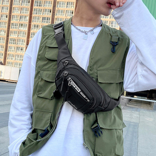 Single Strap Messenger Chest/Hip Bag - Eve's High Fashion LLC