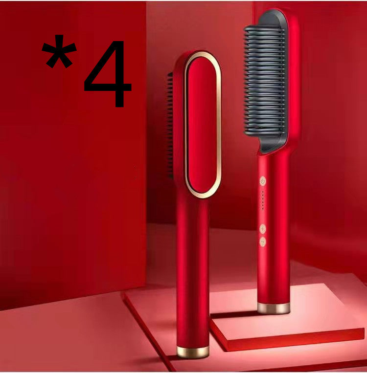 2 In 1 Electric Hair Brush/Straightener - Eve's High Fashion LLC