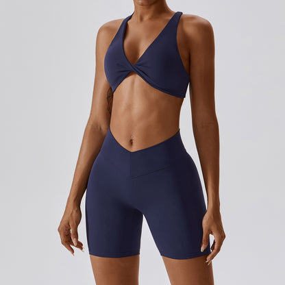 2Pcs Solid Color Sportswear Set - Eve's High Fashion LLC