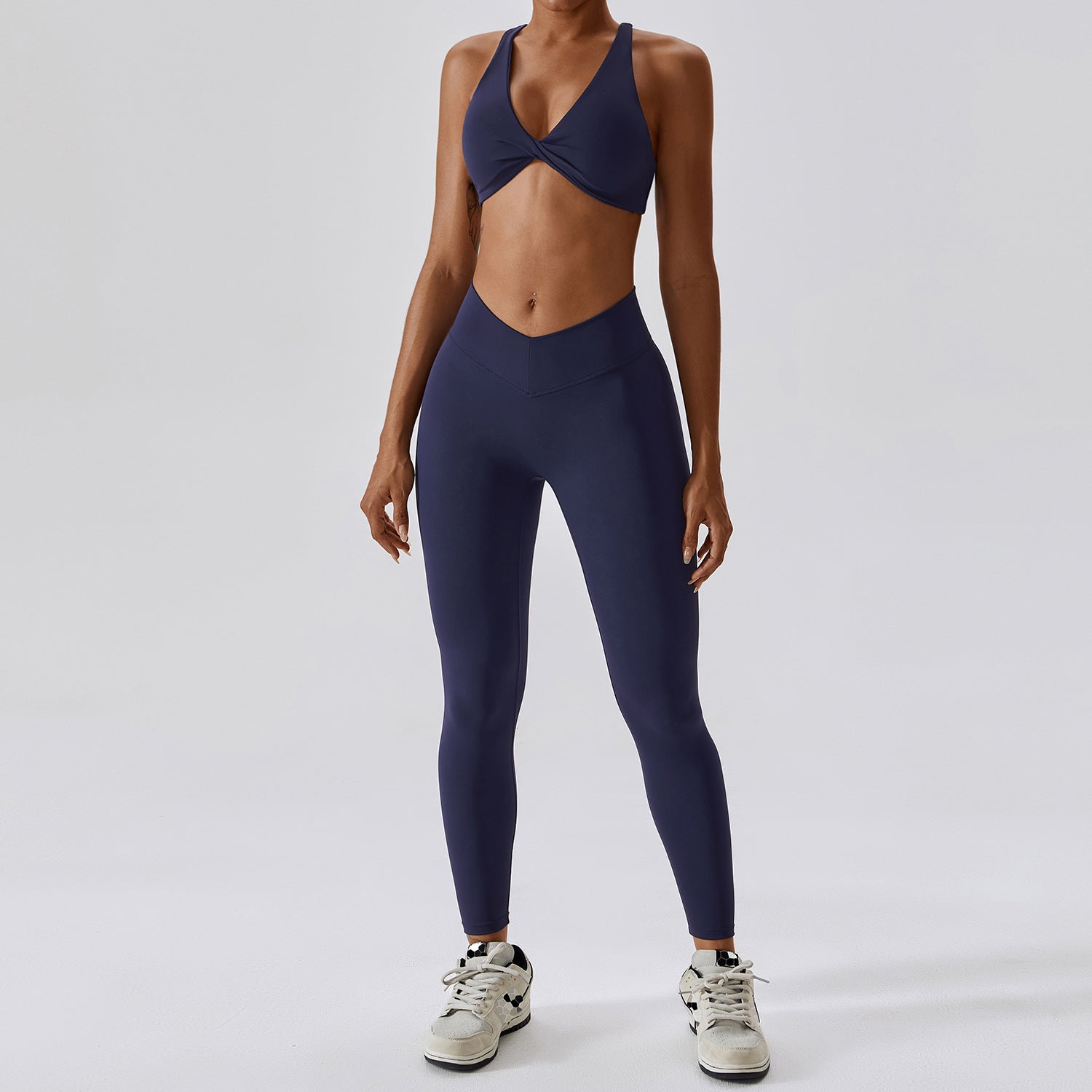 2Pcs Solid Color Sportswear Set - Eve's High Fashion LLC