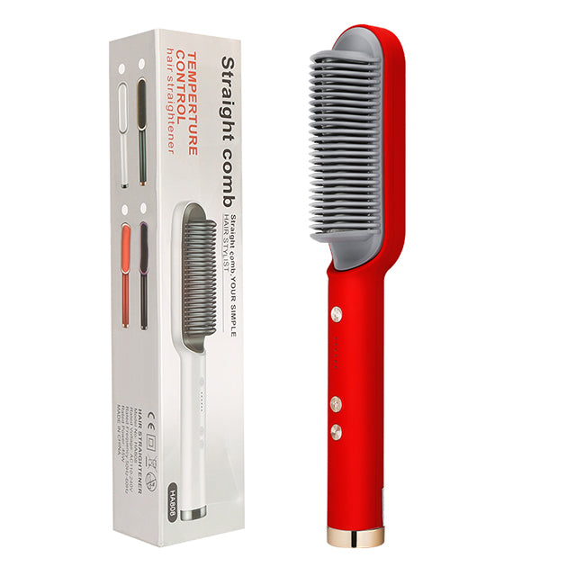 2 In 1 Electric Hair Brush/Straightener - Eve's High Fashion LLC