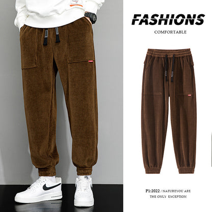 Men's Corduroy Casual Pants - Eve's High Fashion LLC
