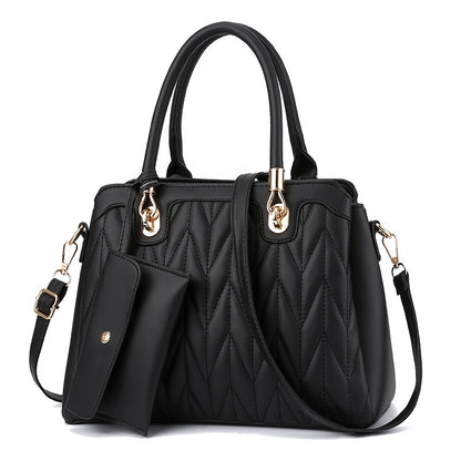 Diamond Pattern Fashionable Handbag - Eve's High Fashion LLC