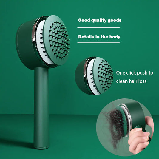 Self Cleaning Hair Brush - Eve's High Fashion LLC
