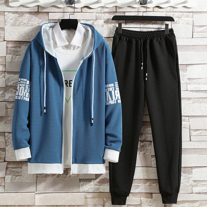 Men's Korean Style Loose Hoodie Set - Eve's High Fashion LLC