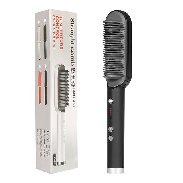 2 In 1 Electric Hair Brush/Straightener - Eve's High Fashion LLC