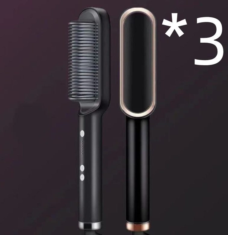 2 In 1 Electric Hair Brush/Straightener - Eve's High Fashion LLC