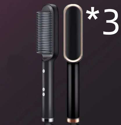 2 In 1 Electric Hair Brush/Straightener - Eve's High Fashion LLC