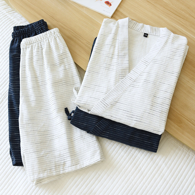 Men's Kimono Pajamas Set - Eve's High Fashion LLC