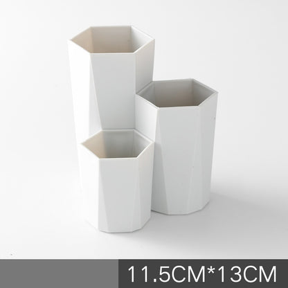 Small Hexagon Cosmetic Storage - Eve's High Fashion LLC