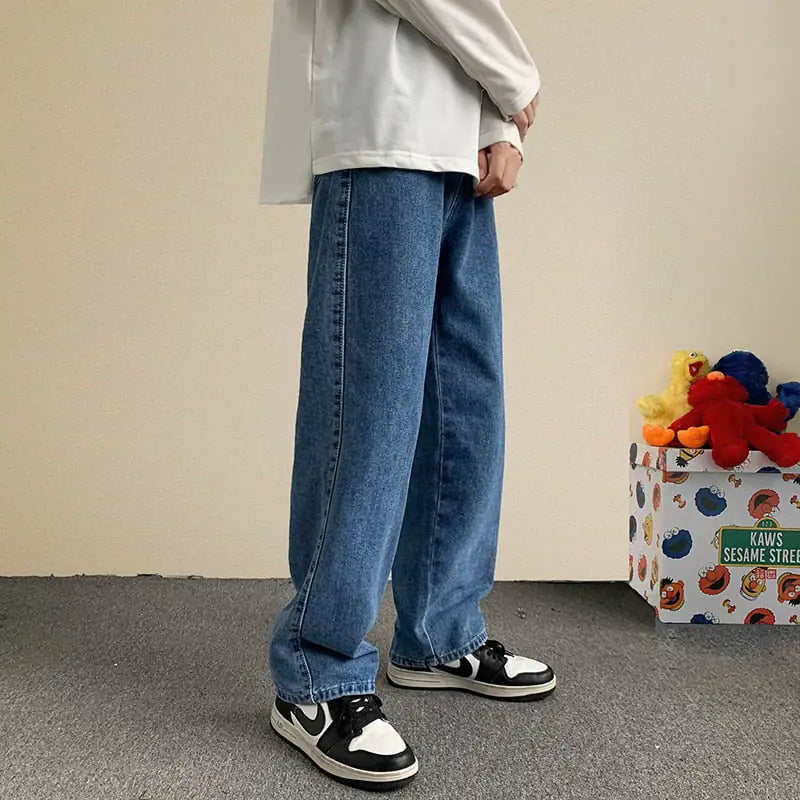 Straight Wide Leg Baggy Jeans - Eve's High Fashion LLC