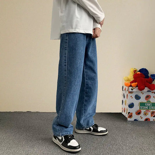 Straight Wide Leg Baggy Jeans - Eve's High Fashion LLC